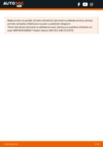 Výmena Kabínový filter MERCEDES-BENZ E-CLASS Estate (S210): tutorial pdf