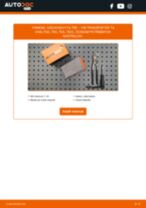 Podrobný PDF tutorial k výmene VW TRANSPORTER IV Box (70XA) Vzduchový filter