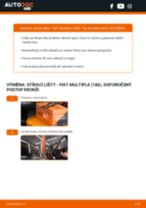 Profesionální průvodce výměnou součástky Zapalovaci svicka na tvém autě Fiat Multipla 186 1.9 JTD 110
