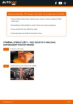 Jak vyměním List stěrače na mém autě Ducato II Mikrobus (230) 2.5 TDI Panorama/Combinato? Průvodce krok za krokem