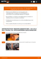 Βήμα-βήμα PDF οδηγιών για να αλλάξετε Μάκτρο καθαριστήρα σε FIAT STILO Multi Wagon (192)