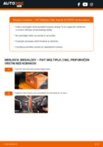 FIAT Multipla (186) 2006 navodila za popravilo in vzdrževanje