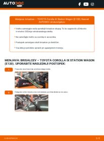 Kako izvesti menjavo: Metlica brisalnika stekel Corolla IX Station Wagon (E120) 1.6 VVT-i (ZZE121_)