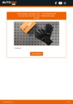 Samm-sammuline PDF-juhend VW TRANSPORTER IV Box (70XA) Salongifilter asendamise kohta