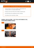 Stilo Multi Wagon (192) 1.9 JTD Stikla tīrītāja slotiņa: kā nomainīt? Pakāpeniskas rokasgrāmatas