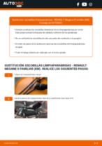 La guía profesional para realizar la sustitución de Escobillas de Limpiaparabrisas en tu Renault Megane 2 Familiar 1.5 dCi