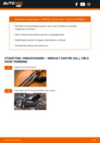 DIY-manual for utskifting av Vindusviskere i RENAULT DUSTER 2023
