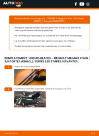Comment effectuer un remplacement de Essuie-glace 1.5 dCi RENAULT MEGANE II Hatchback Van (KM0/2_)
