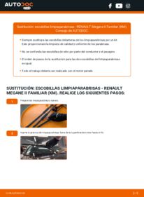 Cómo sustitución de Escobillas de Limpiaparabrisas 1.5 dCi Renault Megane 2 Familiar