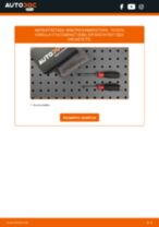 Online εγχειρίδιο για να αλλάξετε Υαλοκαθαριστήρας σε TOYOTA COROLLA FX Compact (E8B)