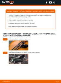Kako izvesti menjavo: Metlica brisalnika stekel Laguna I Hatchback (B56) 1.6 16V