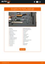 DIY PEUGEOT change Hub bearing rear and front - online manual pdf