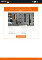 Tiešsaistes rokasgrāmata, kā pašam mainīt Savienotājstienis uz CITROËN BERLINGO Box (B9)