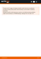Poradnik krok po kroku w formacie PDF na temat tego, jak wymienić Bęben hamulcowy w CITROËN BERLINGO (MF)