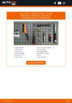 Manual online sobre el cambio de Tambores de freno por su cuenta en CITROËN BERLINGO Box (B9)