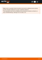 Vymeniť Mechanizmu zdvíhania okien CITROËN BERLINGO: zadarmo pdf