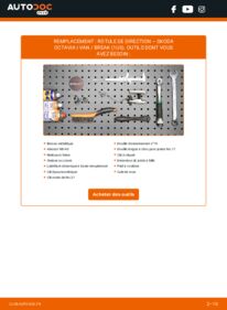 Comment effectuer un remplacement de Rotule De Direction 1.9 TDI SKODA Octavia I Kasten / Kombi (1U5)