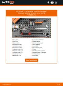 Kako izvesti menjavo: Ležaj Amortizerja 3 Touring (E46) 320d 2.0