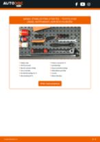 Tiešsaistes rokasgrāmata, kā mainīties Degvielas filtrs uz TOYOTA Urban Cruiser (K15B)