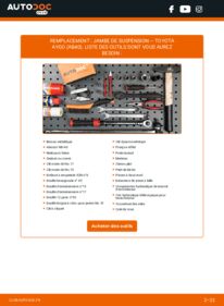 Comment effectuer un remplacement de Amortisseur 1.0 (KGB40) Toyota Aygo AB 40