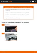 Samm-sammuline PDF-juhend VW GOLF VII (5G1, BE1) Salongifilter asendamise kohta
