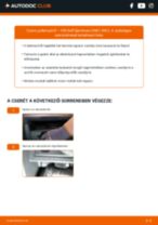 Online kézikönyv – saját kezű VW GOLF SPORTSVAN (AM1) Utastér levegő szűrő csere