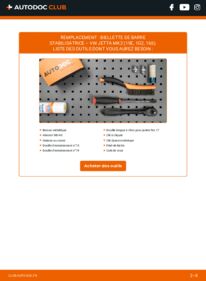 Comment effectuer un remplacement de Biellette De Barre Stabilisatrice 1.8 Cat VW Jetta 2