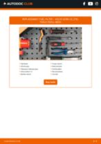 DIY VOLVO change Inline fuel filter diesel and petrol - online manual pdf