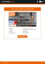 Podrobný PDF tutorial k výmene PEUGEOT 206 CC (2D) Spojovacia tyč