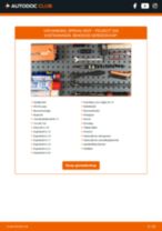 Handleiding PDF over onderhoud van 206 Kastenwagen 1.1
