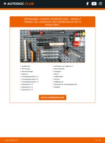 Vervanging uitvoeren: Draagarm 1.2 Twingo c06