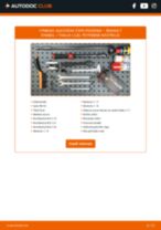 RENAULT Čap riadenia vymeniť vlastnými rukami - online návody pdf