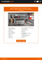 Sostituzione Ammortizzatori posteriori e anteriori RENAULT Twingo II Kasten / Schrägheck (CNO_): tutorial PDF passo-passo