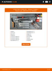 Slik bytter du Endeledd 1.4 Renault Symbol Thalia