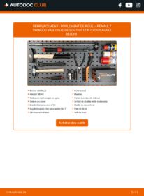 Comment effectuer un remplacement de Roulement de roue 1.2 Renault Twingo 1 Van