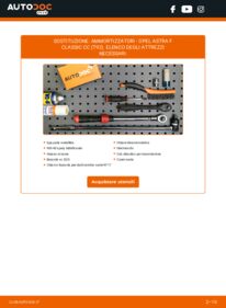 Sostituzione di Ammortizzatori OPEL ASTRA F CLASSIC Hatchback 1.4 i (M08, M68, F08, F68)