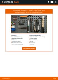Wie der Wechsel ausgeführt wird: Radlager 1.4 VW Polo Classic 6kv