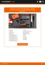 PDF-Anleitung zur Wartung für KANGOO Express (FC0/1_) D 65 1.9 (FC0E, FC02, FC0J, FC0N)