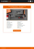Tiešsaistes rokasgrāmata, kā pašam mainīt Bremžu suports uz OPEL CORSA E Van