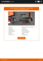 Podrobný PDF tutorial k výmene OPEL ASTRA H Box (L70) Brzdový strmeň