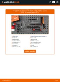 Jak provést výměnu: Brzdový třmen Astra G Van (F70) 1.7 DTI 16V (F70)