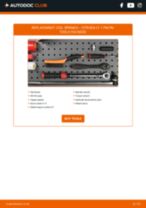 Replacing Brake pad kit CITROËN C1: free pdf