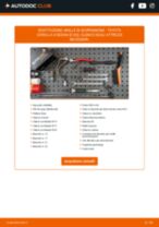 TOYOTA Sprinter V Coupé (E80) Ganasce Freno a Mano sostituzione: tutorial PDF passo-passo