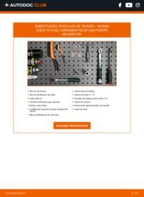 Como realizar a substituição de Pastilhas De Travão 3.5 NISSAN QUEST (V42)