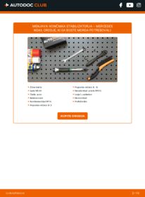 Kako izvesti menjavo: Koncnik Razred B (W245) B 180 CDI 2.0 (245.207)