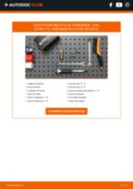 PDF manual sobre mantenimiento Zafira A (T98) 2.0 DTI 16V (F75)