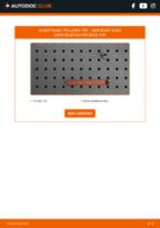 Hvordan skifter man Kabinefilter MERCEDES-BENZ C-CLASS (W204) - manual online