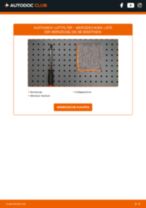 Auswechseln Motorluftfilter MERCEDES-BENZ C-CLASS: PDF kostenlos