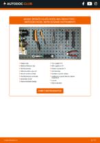 Tiešsaistes rokasgrāmata, kā pašam mainīt Bremžu kluču nodiluma devējs uz MERCEDES-BENZ C-CLASS (W204)