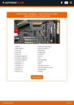 Online manual til udskiftning på egen hånd af Fjäderben på AUDI A4 Avant (8K5, B8)